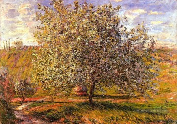 Arbre à Fleur près de Vetheuil Claude Monet Peinture à l'huile